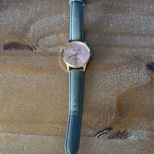 Monroe Rose Gold Dial with Gray Strap Watch